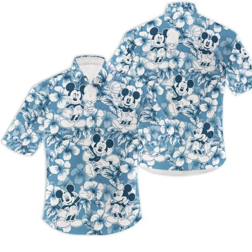 Mickey Mouse Tropical Hawaiian Shirt Summer Trending HW0601