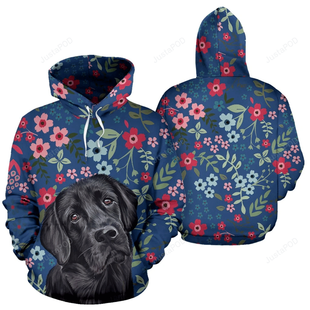 Black Lab 3D All Over Printed Hoodie, Zip- Up Hoodie HZ0501