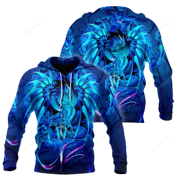 Dragon 3D All Over Printed Hoodie, Zip- Up Hoodie HZ0501