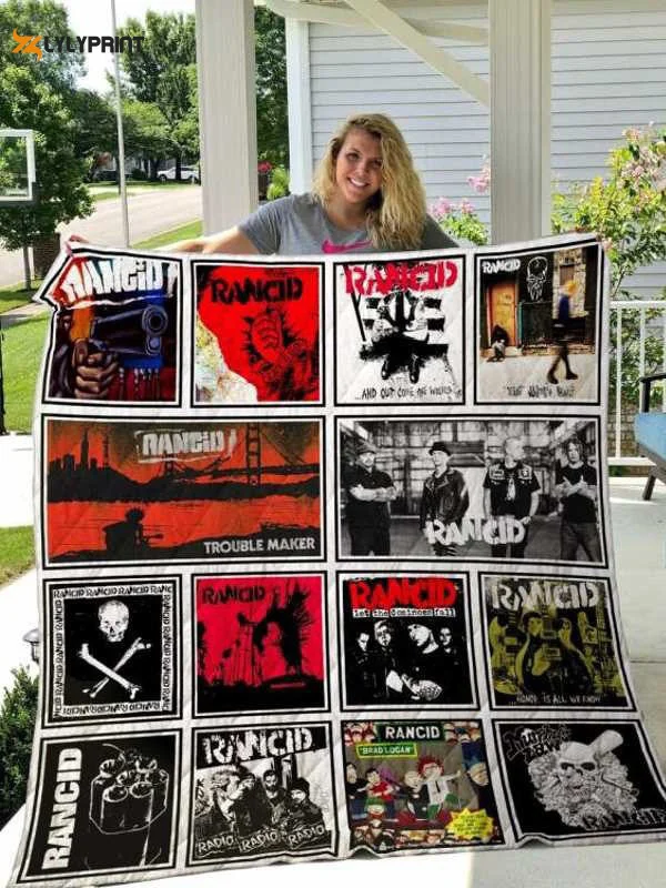 Rancid Quilt Blanket For Fans Home Decor Gift , Soft Quilt, King Size, All Season Cozy Quilt QB0901