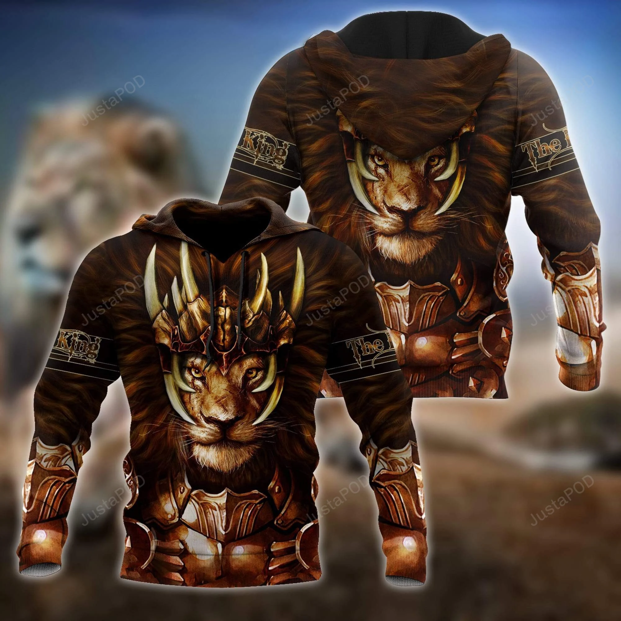 The King Lion Amor 3D All Print Hoodie, Zip- Up Hoodie HZ0501