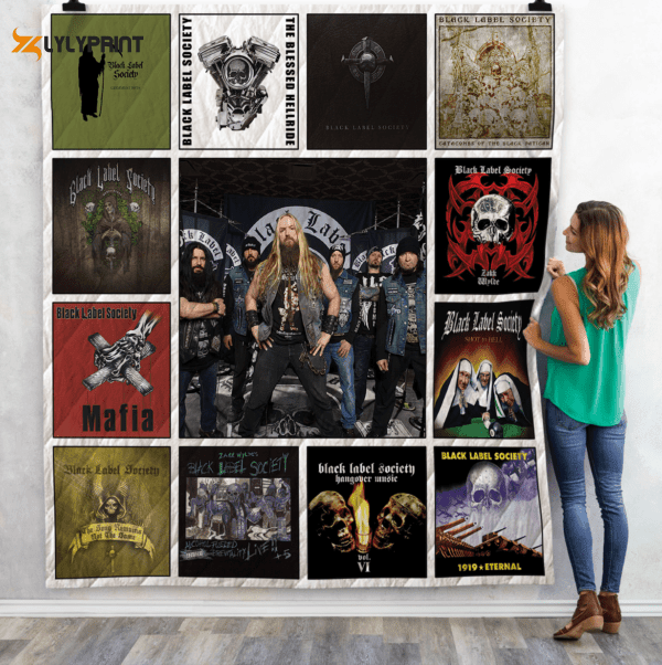 Black Label Society 2 Quilt Blanket For Fans Home Decor Gift , Soft Quilt, King Size, All Season Cozy Quilt QB0901