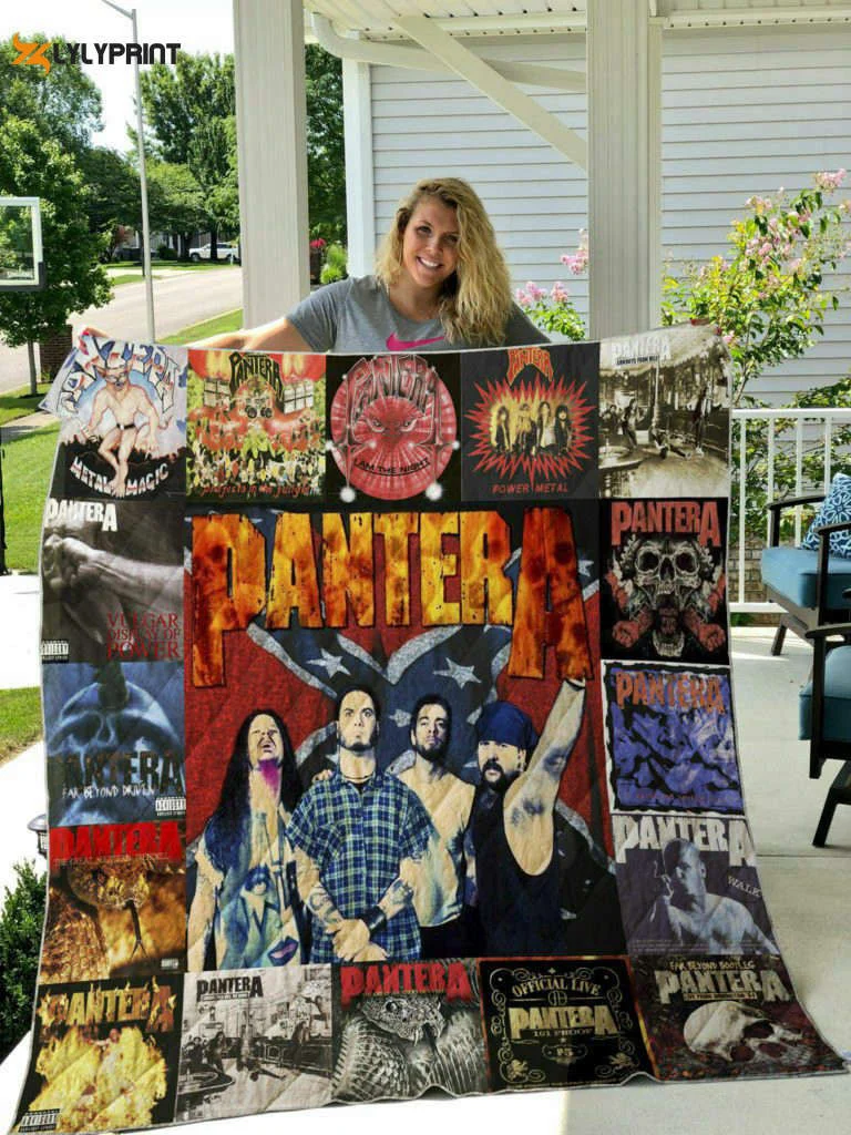 Pantera 3 Quilt Blanket For Fans Home Decor Gift , Soft Quilt, King Size, All Season Cozy Quilt QB0901