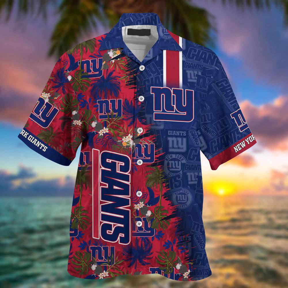 New York Giants NFL-Summer Hawaii Shirt And Shorts For Your Loved Ones HW0601
