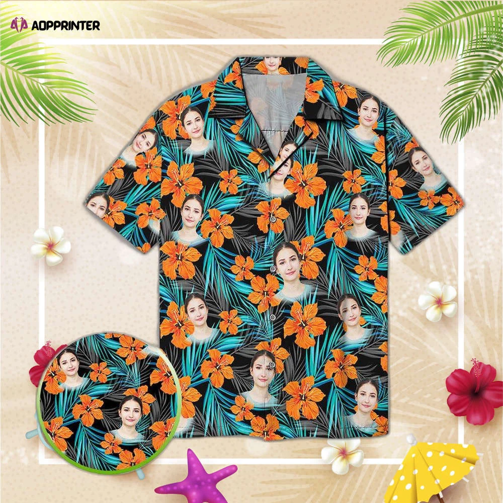 Personalized Photo Hawaiian Shirt, Gift For Men Women Custom Photo Beach Shirt HW0601