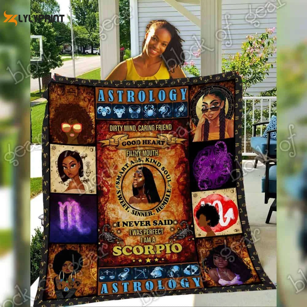 I Am A Scorpio 3D Customized Quilt , Soft Quilt, King Size, All Season Cozy Quilt QB0901