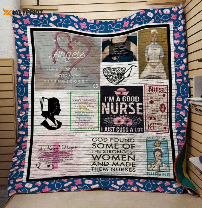 Nurse A Good 3D Customized Quilt , Soft Quilt, King Size, All Season Cozy Quilt QB0901