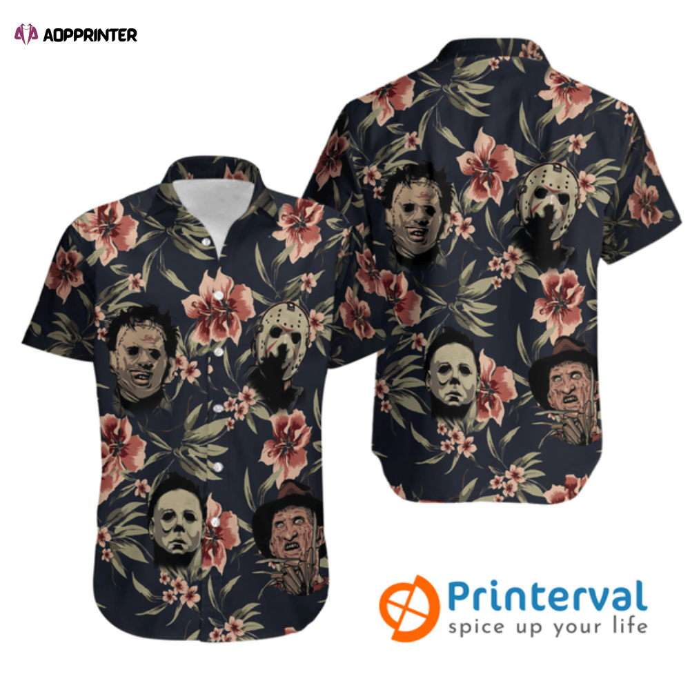 3D Horror Characters Freddie Tropical Hawaiian shirt Trend 2023 HW0601