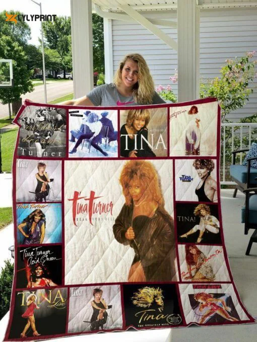 Tina Turner 1 Quilt Blanket For Fans Home Decor Gift , Soft Quilt, King Size, All Season Cozy Quilt QB0901