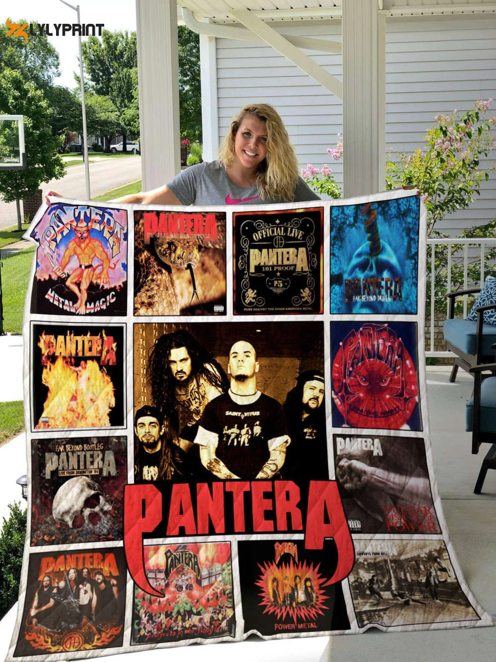 Pantera 1 Quilt Blanket For Fans Home Decor Gift , Soft Quilt, King Size, All Season Cozy Quilt QB0901