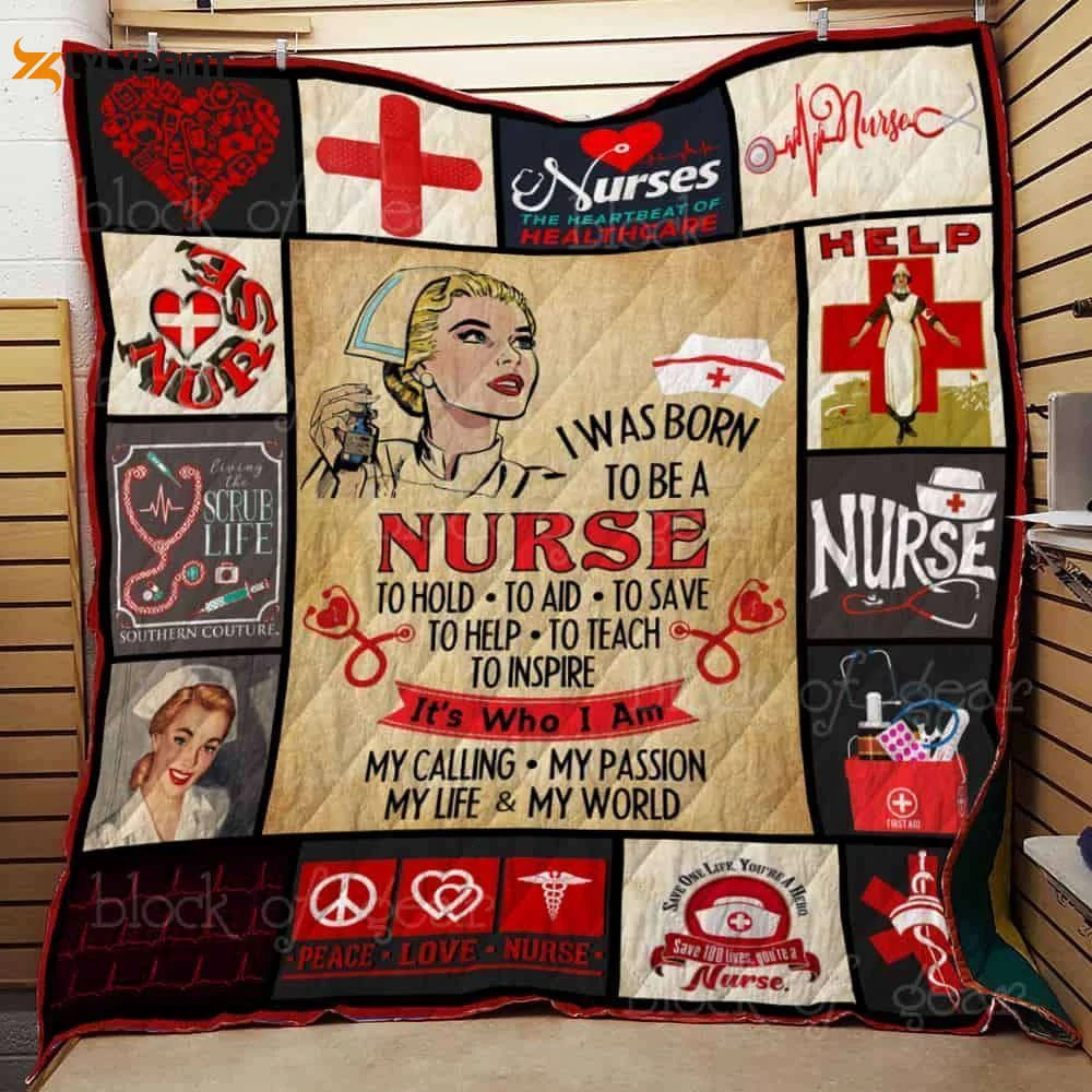 Proud To Be A Nurse 3D Customized Quilt , Soft Quilt, King Size, All Season Cozy Quilt QB0901