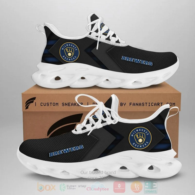 Custom MLB Milwaukee Brewers Max Soul Shoes V8 Men Women MS0601