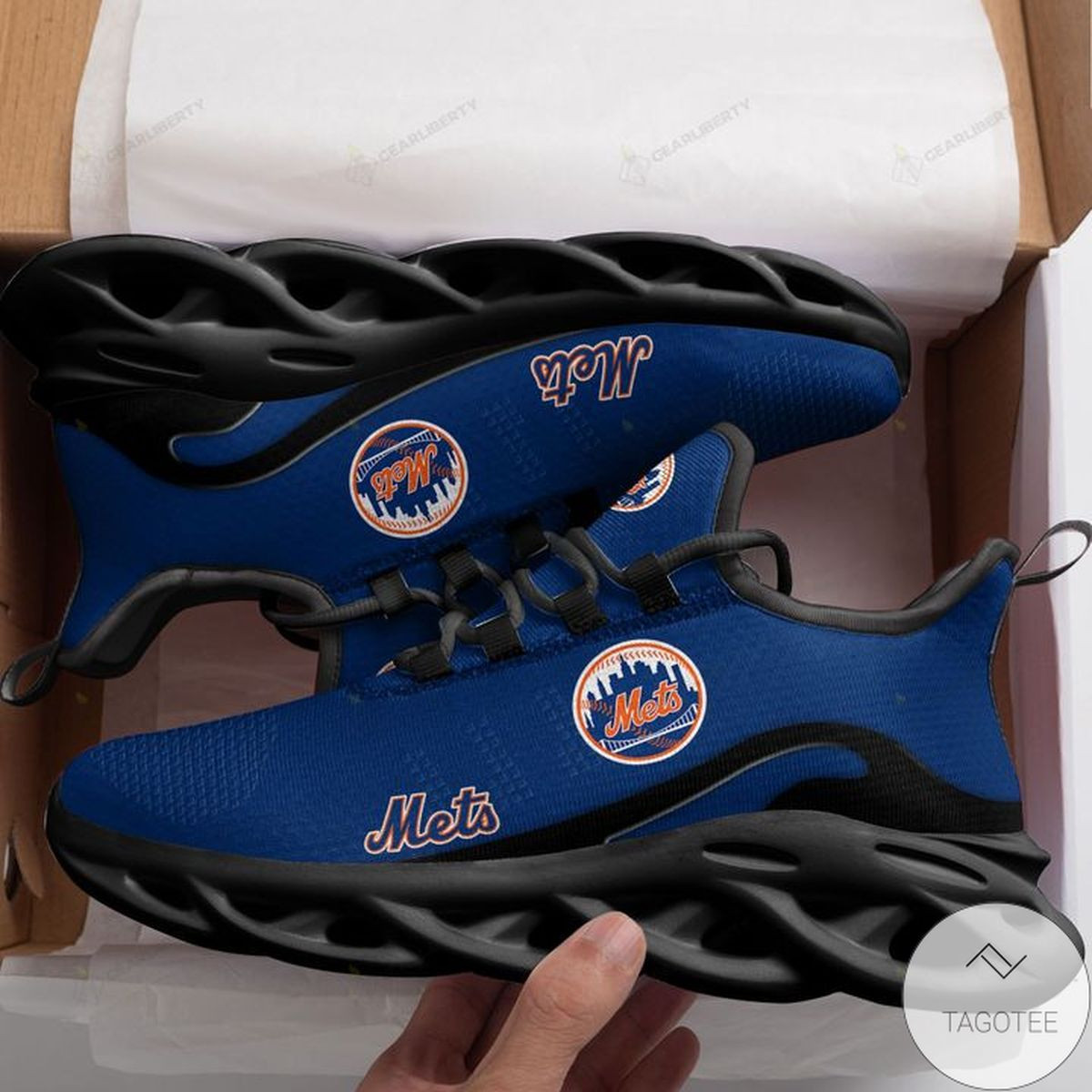 MLB New York Mets Max Soul Shoes V2 Unisex Women Men MS0601