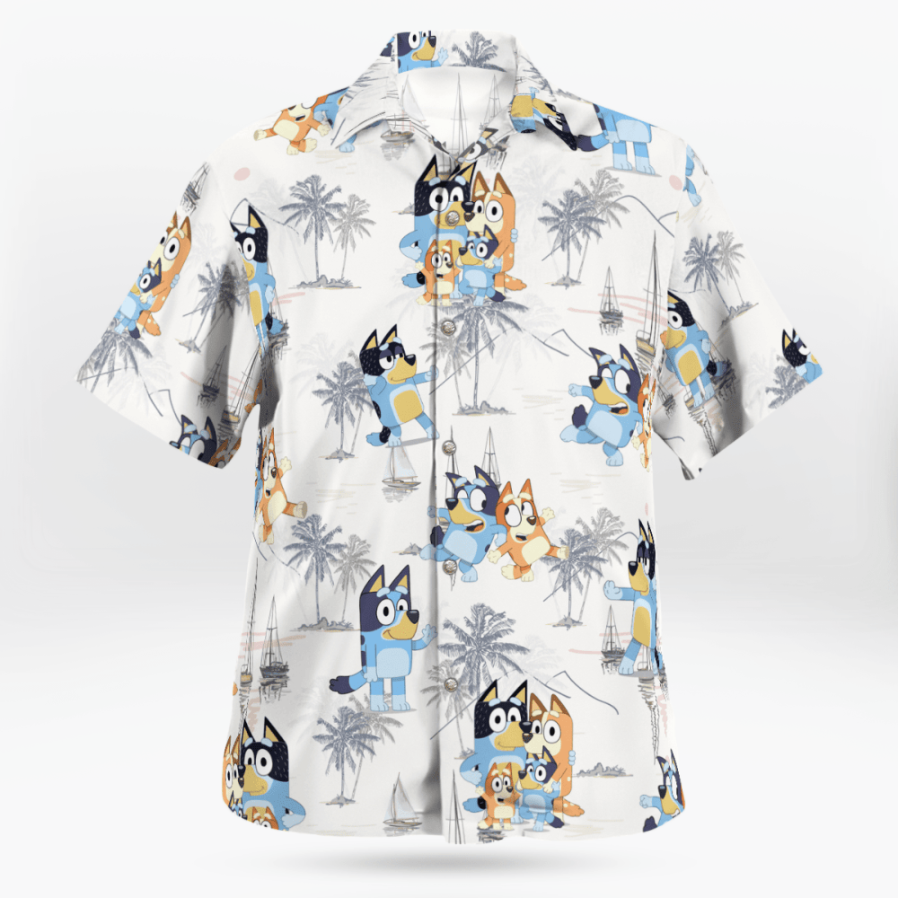 Bluey Family Funny Family Hawaiian Shirt, Gift For Men Women HW0601