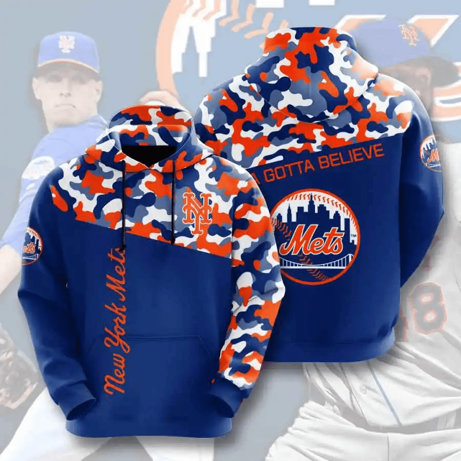 New York Mets All Over Print Hoodie – USA Sports Baseball 3D AOP Shirt HZ0501