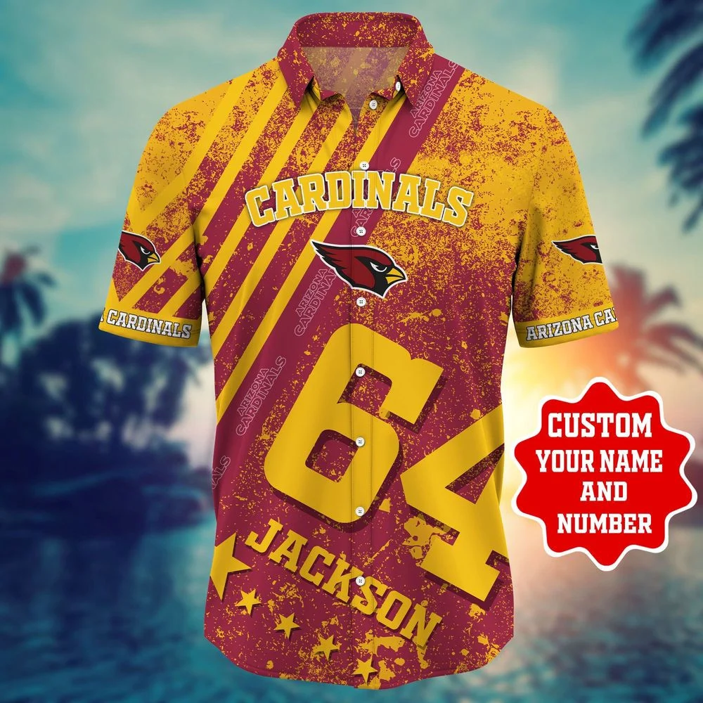 Arizona Cardinals NFL-Personalized Hawaii Shirt Style Hot Trending HW0601