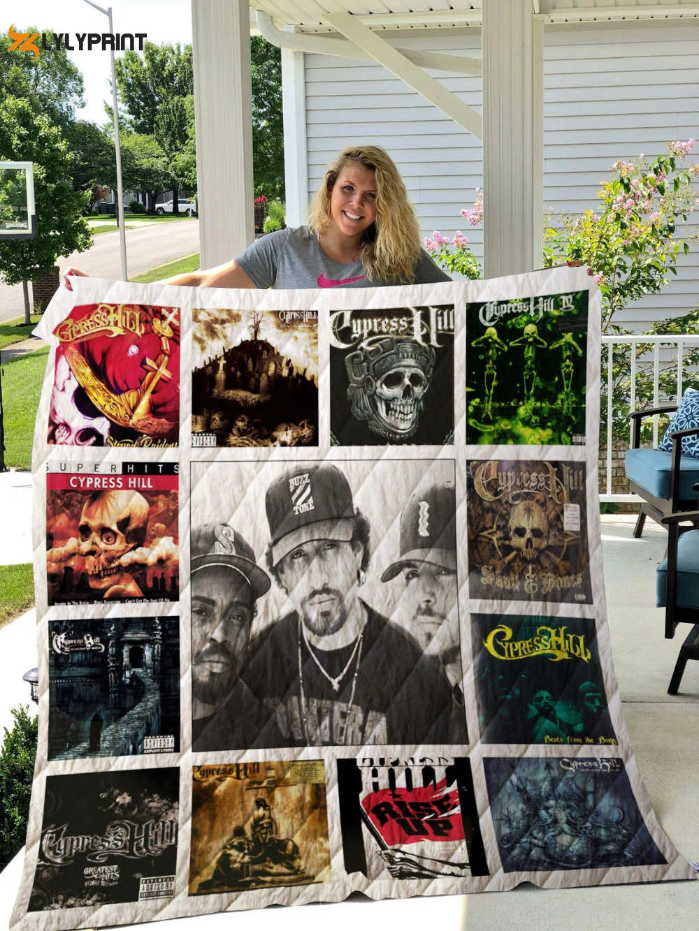 Cypress Hill Quilt Blanket For Fans Home Decor Gift , Soft Quilt, King Size, All Season Cozy Quilt QB0901