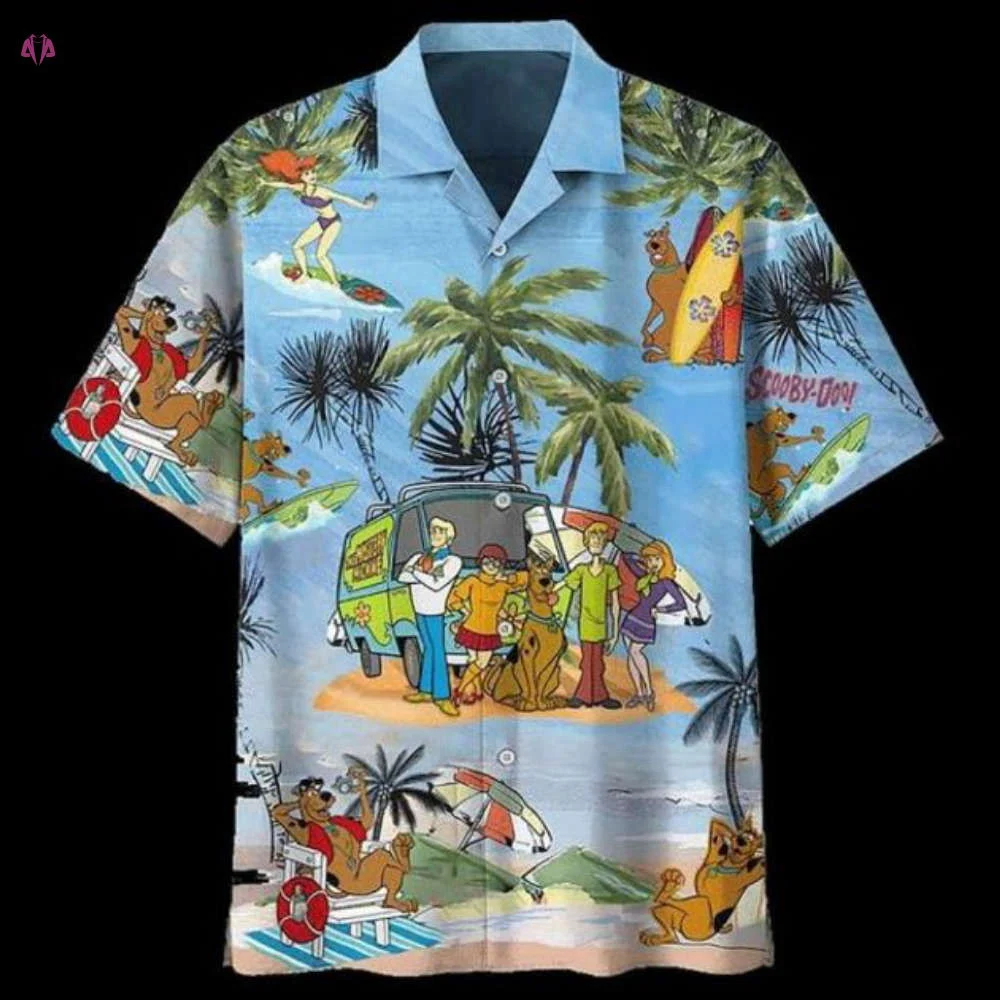 Scooby Doo Aloha Disney Summer Hawaiian Shirt HW0601