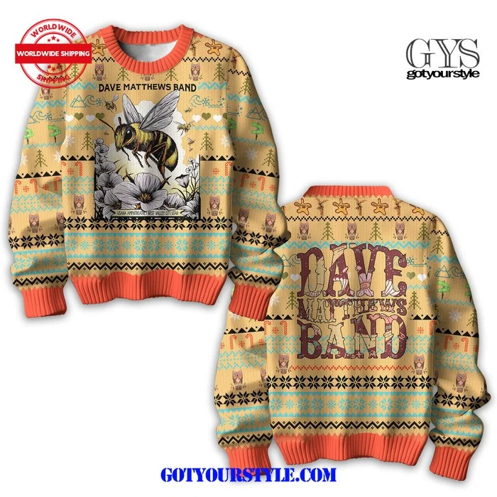 Dave Matthews Band Christmas Sweater , Cozy Soft Unisex Pullover SW0601
