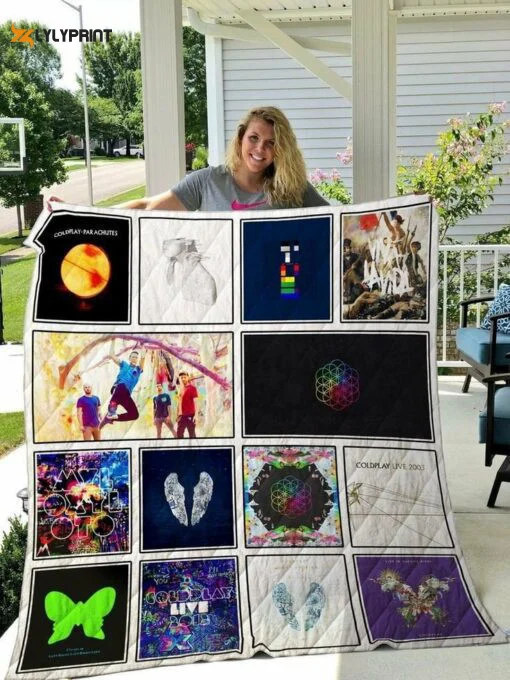 Coldplay 1 Quilt Blanket For Fans Home Decor Gift ,  Soft Quilt, King Size, All Season Cozy Quilt QB0901