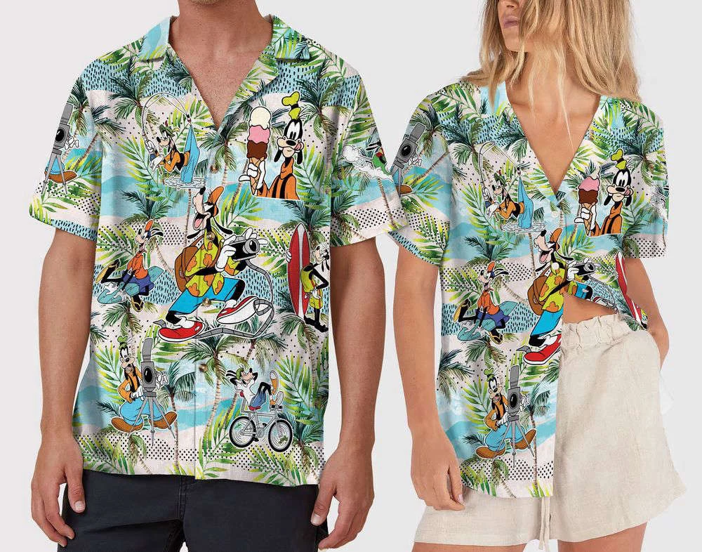 Disney Goofy Hawaiian Shirt, Disneyland Beach Hawaii, For Men Women Shirt, For Men Women HW0601