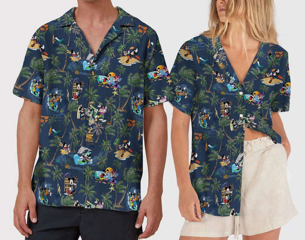 Mickey and Friends Hawaiian Shirt, Disneyland Hawaii Shirt, For Men Women HW0601