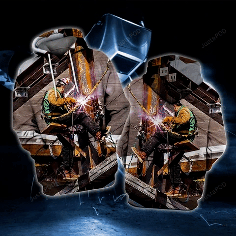 Welding Danger 3D All Over Printed Hoodie, Zip- Up Hoodie HZ0501