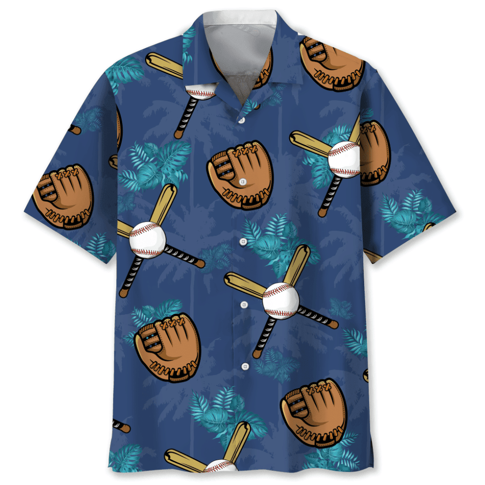 Baseball Tropical Hawaiian Shirt, Gift For Men Women HW0601