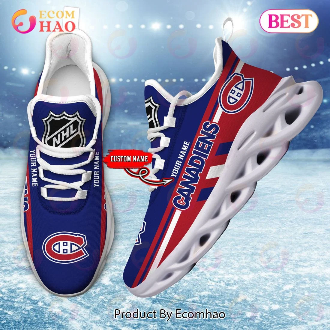Montreal Canadiens Perfect Gift for fans Max Soul Chunky Sneakers, Shoes  Unisex sneakers MS0601