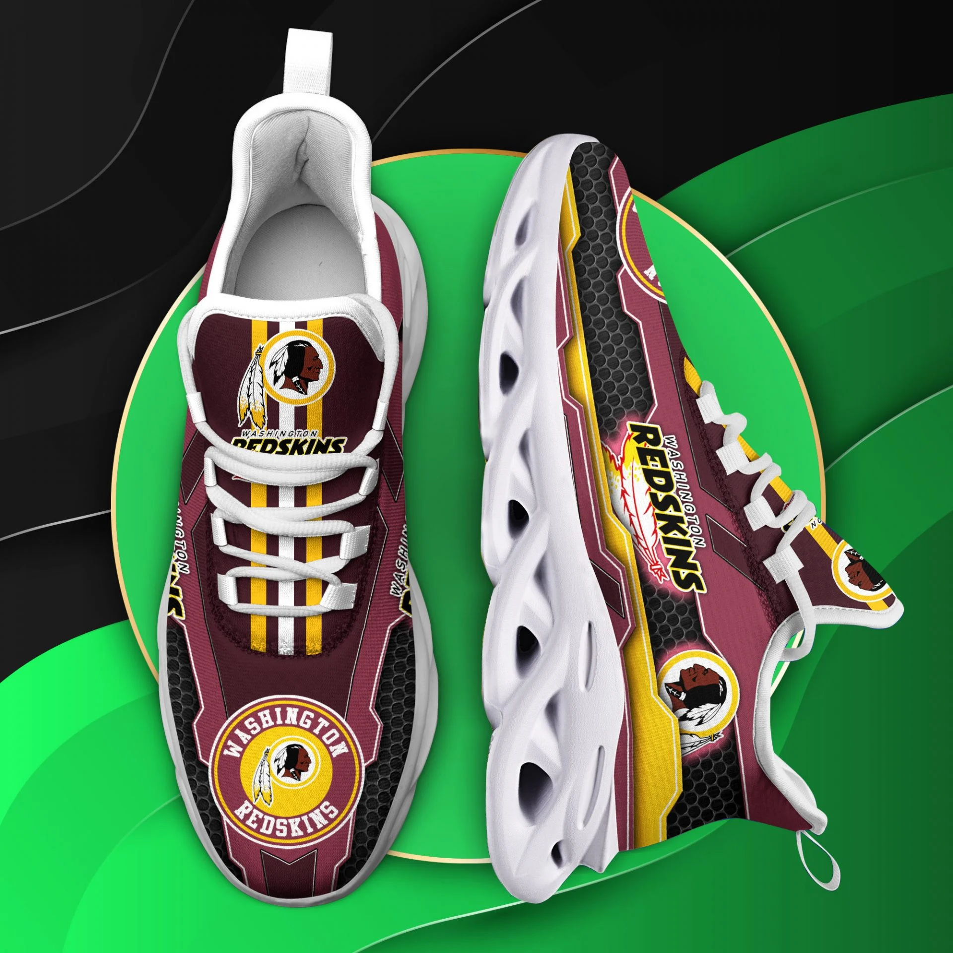 NFL Washington Redskins For This Season Max Soul Shoes V2 Men and Women MS0601