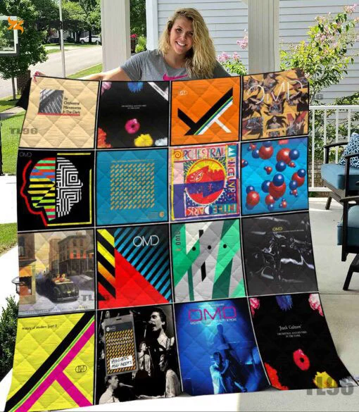 OMD Quilt Blanket For Fans Home Decor Gift ,  Soft Quilt, King Size, All Season Cozy Quilt QB0901