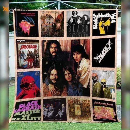 Black Sabbath 3D Customized Quilt , Soft Quilt, King Size, All Season Cozy Quilt QB0901