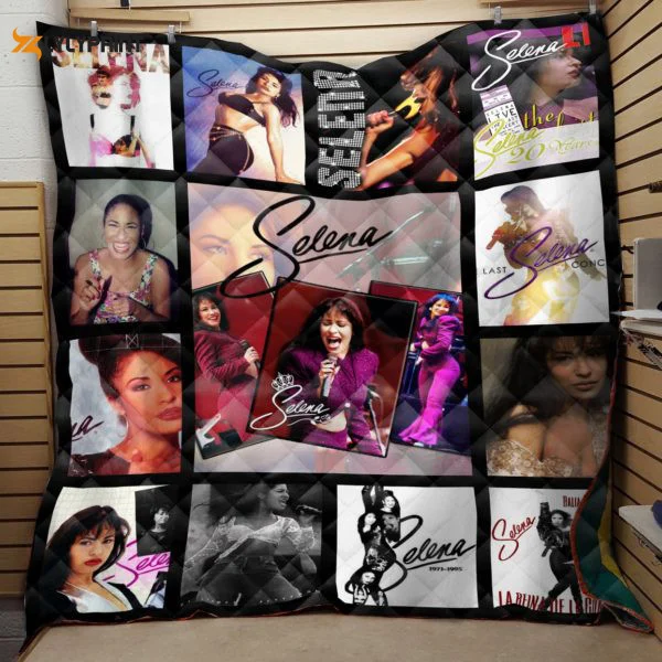 Selena Quintanilla 4 Quilt Blanket For Fans Home Decor Gift , Soft Quilt, King Size, All Season Cozy Quilt QB0901