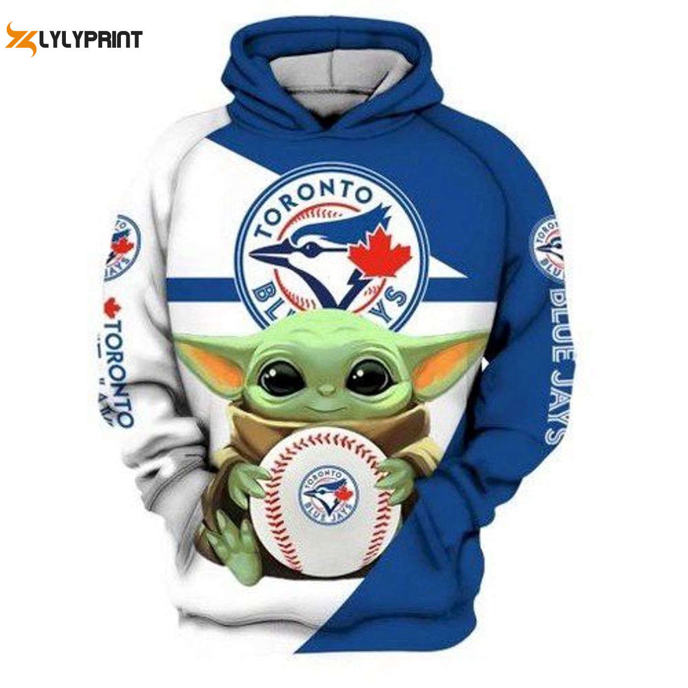 Toronto Blue Jays Yoda Star Wars Hoodie – AOP Shirt HZ0501