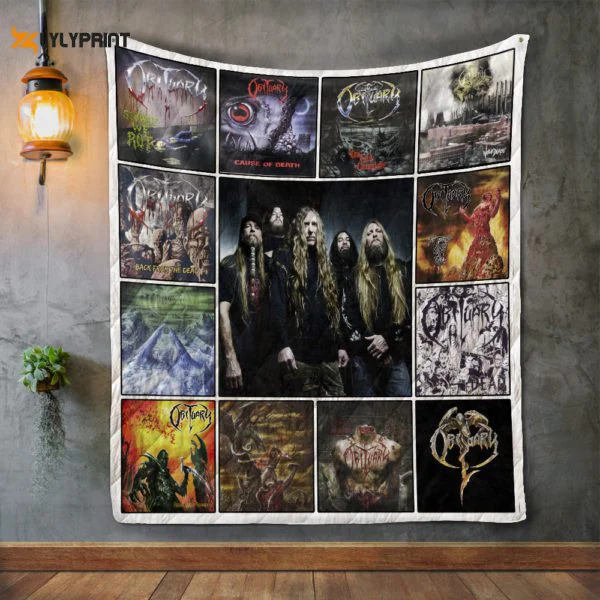 Obituary Quilt Blanket For Fans Home Decor Gift , Soft Quilt, King Size, All Season Cozy Quilt QB0901