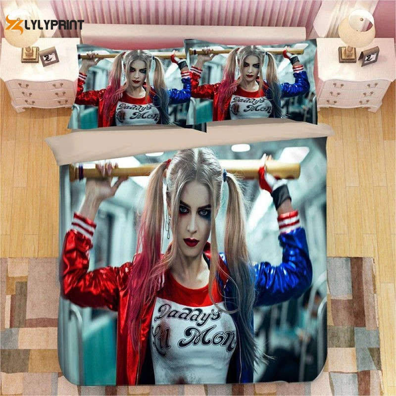 Harley Quinn 1 Duvet Quilt Bedding Set , Soft Quilt, King Size, All Season Cozy Quilt QB0901