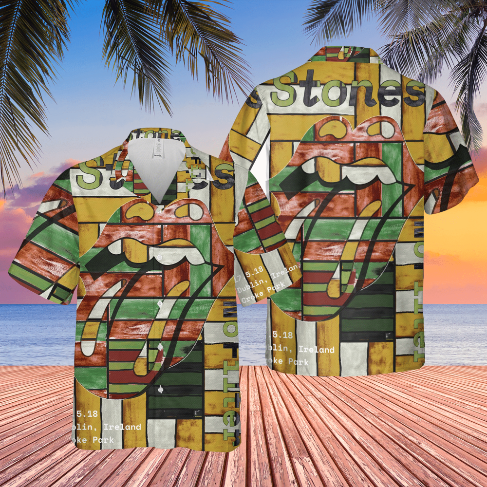 The Rolling Stones No Filter Dublin Ireland Hawaiian Shirt HW0601