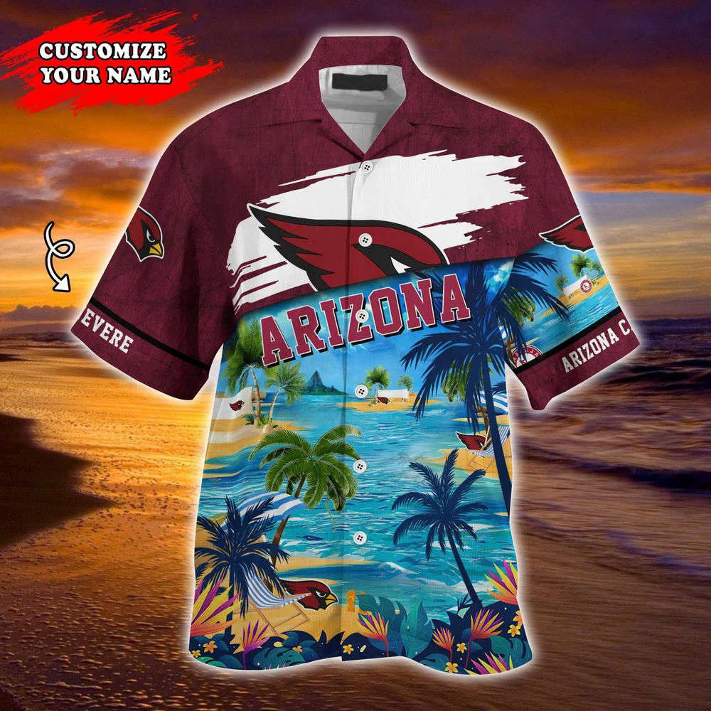 Arizona Cardinals NFL-Customized Summer Hawaii Shirt For Sports Fans HW0601