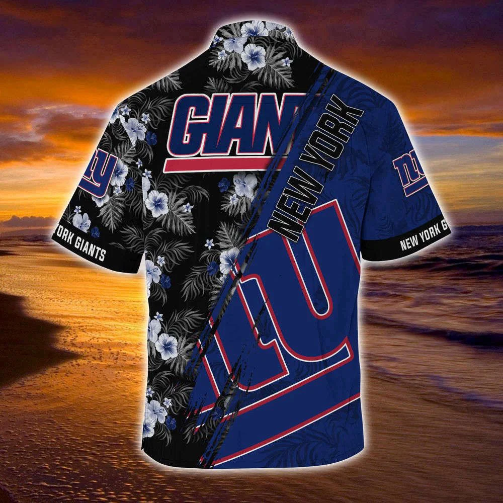 New York Giants NFL-Summer Hawaii Shirt Mickey And Floral Pattern For Sports Fans HW0601