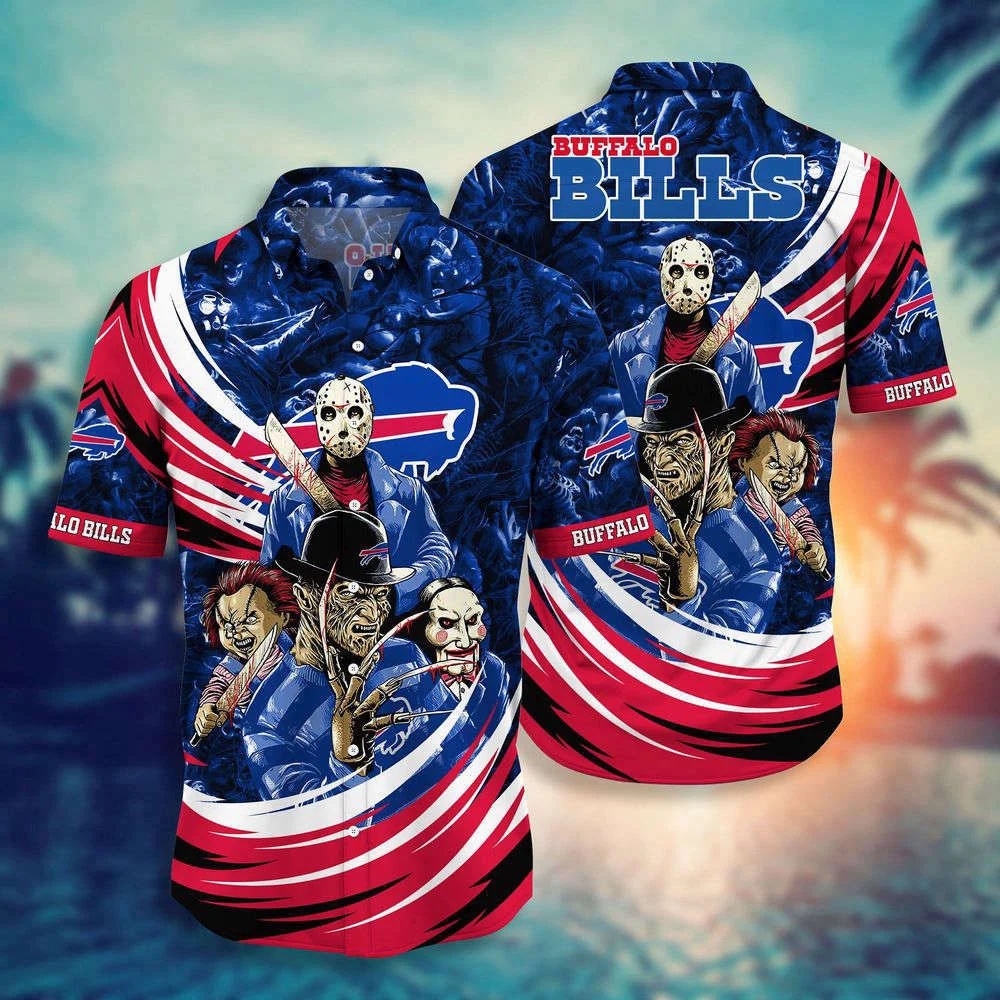 Buffalo Bills NFL Halloween Horror Movies Hawaiian Shirts For Men And Women HW0601
