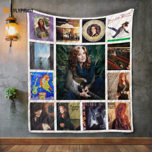 Bonnie Raitt Quilt Blanket For Fans Home Decor Gift , Soft Quilt, King Size, All Season Cozy Quilt QB0901