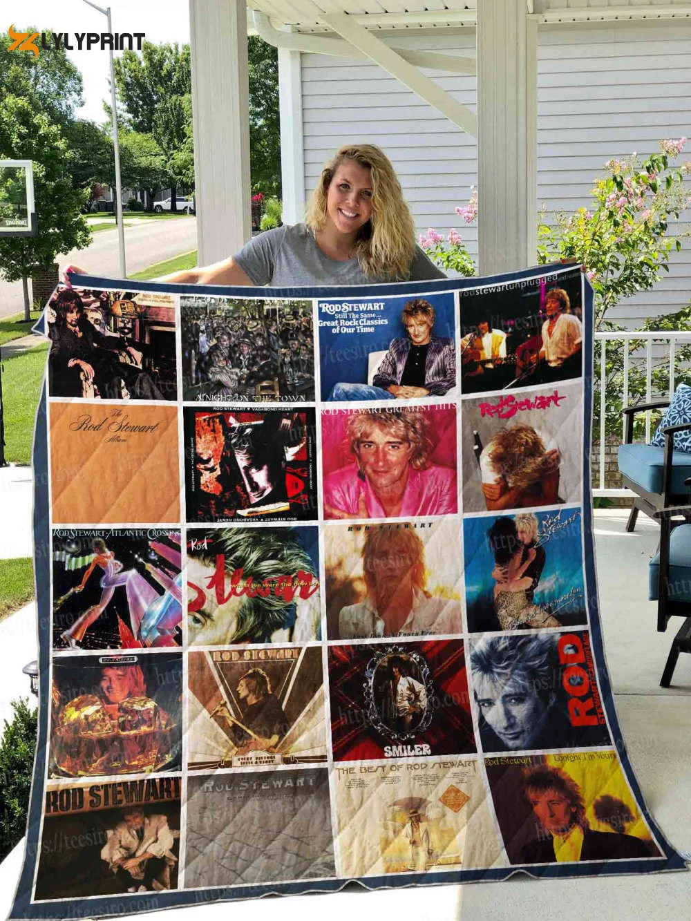 Rod Stewart 3D Customized Quilt Blanket For Fans Home Decor Gift ,  Soft Quilt, King Size, All Season Cozy Quilt QB0901
