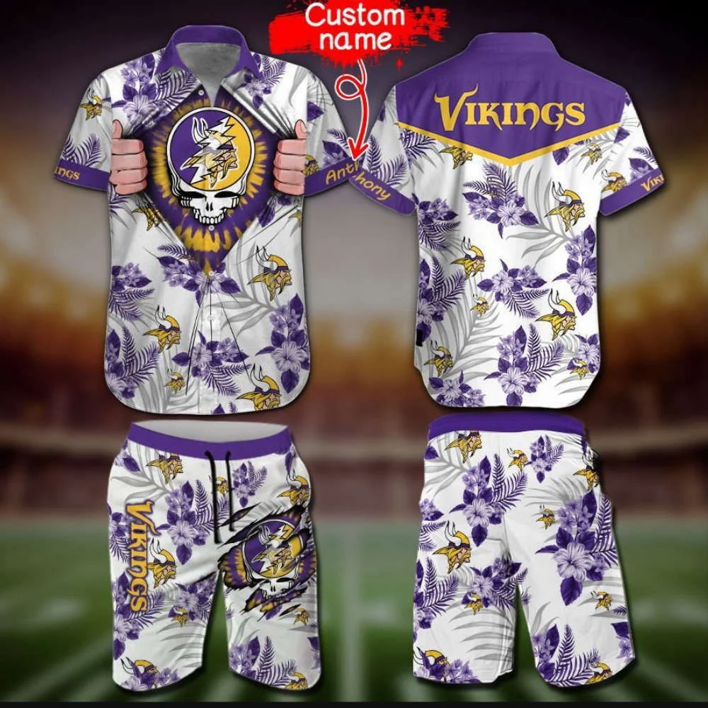 Personalized Minnesota Vikings Hawaiian Shirt HW0601