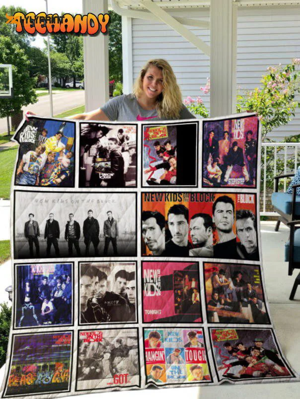 New Kids On The Block 1 Quilt For Fans Home Decor Gift , Soft Quilt, King Size, All Season Cozy Quilt QB0901