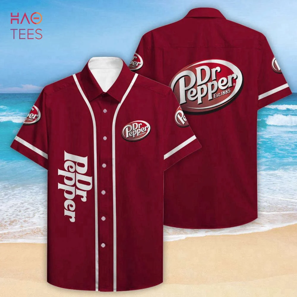 Dr Pepper All Over Print 3D Hawaiian Shirt HW0601